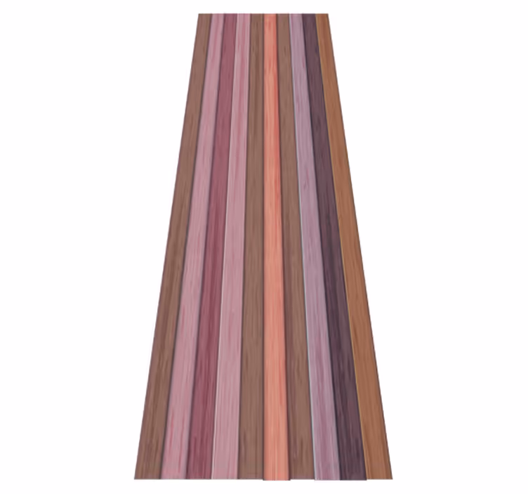 Tapis vinyle chambre texture bois gris et rose - TenStickers