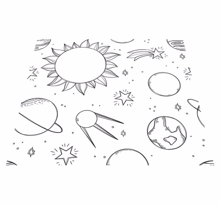 Tapis vinyle chambre version enfant - TenStickers