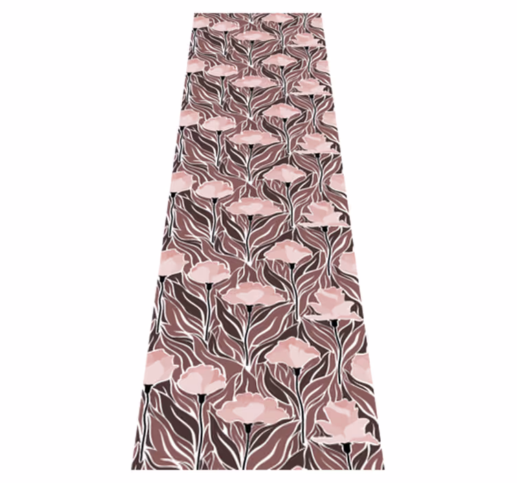 Tapis vinyle chambre motif abstrait vintage - TenStickers