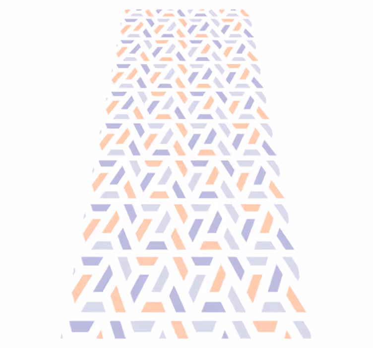 Tapis vinyle chambre lignes géométriques nordiques - TenStickers