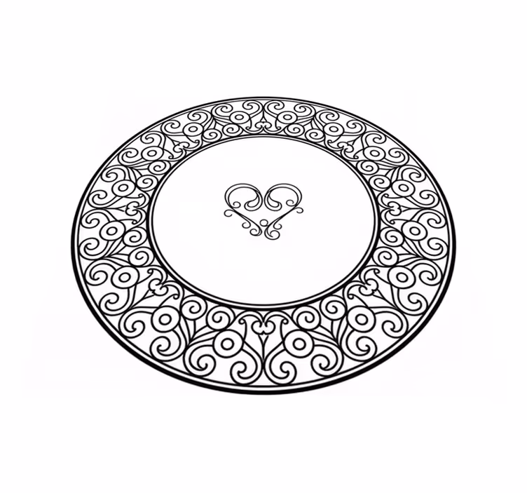 Tapis vinyle chambre amour véritable - TenStickers