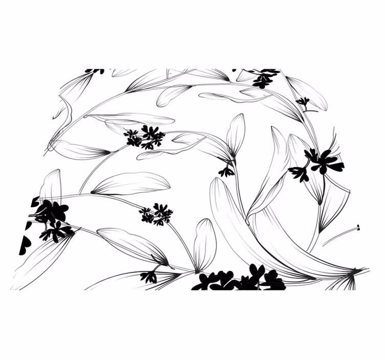 Tapis vinyle nature lys avant-gardiste - TenStickers