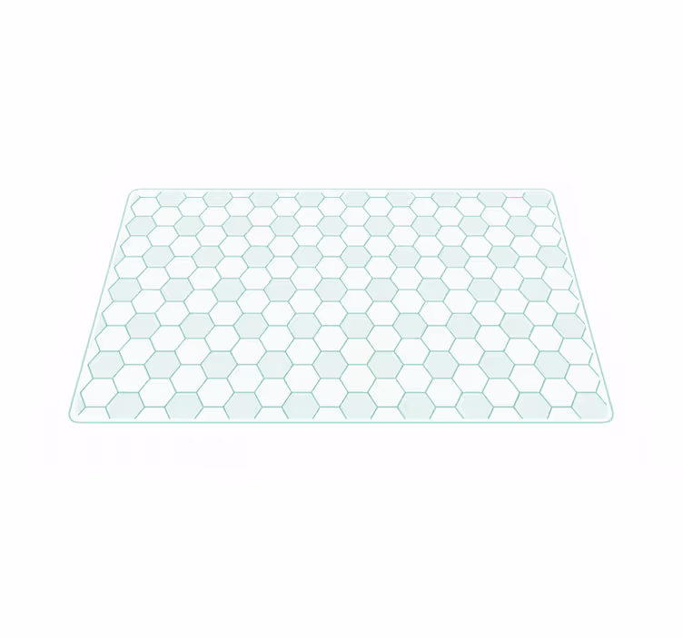 Tapis mosaique vinyle design mosaïque colorée - TenStickers