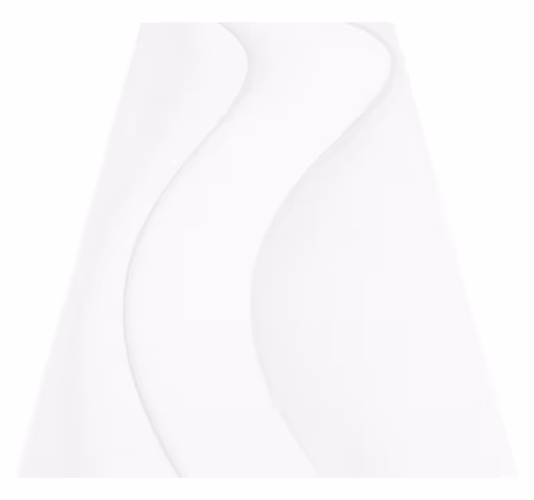 Tapis vinyle moderne formes modernes blanches - TenStickers