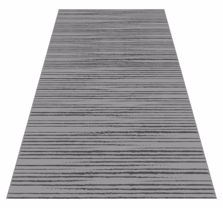 Tapis vinyle moderne rayé gris - TenStickers