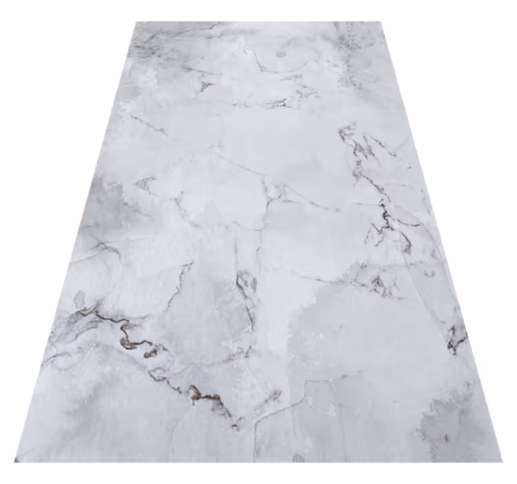 Tapis vinyle texture marbre tons gris - TenStickers