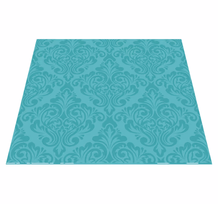 Tapis vinyle vintage damassé - TenStickers
