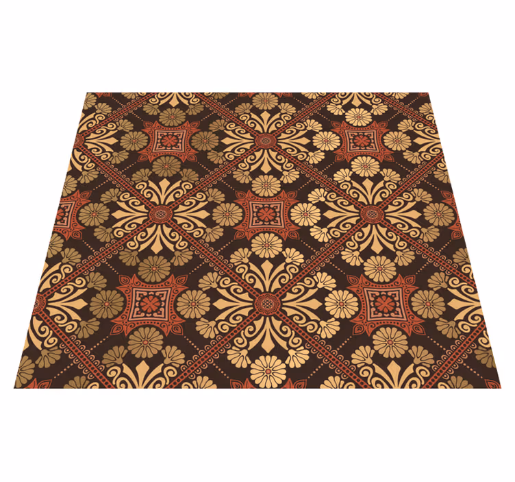 Tapis vinyle vintage papier peint vintage chambre - TenStickers