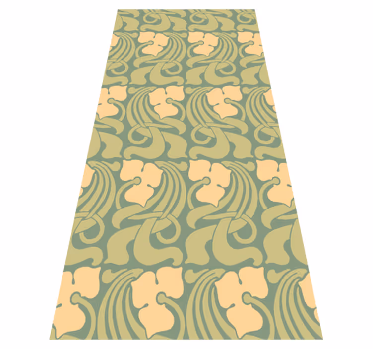 Tapis vinyle vintage motif moderne - TenStickers
