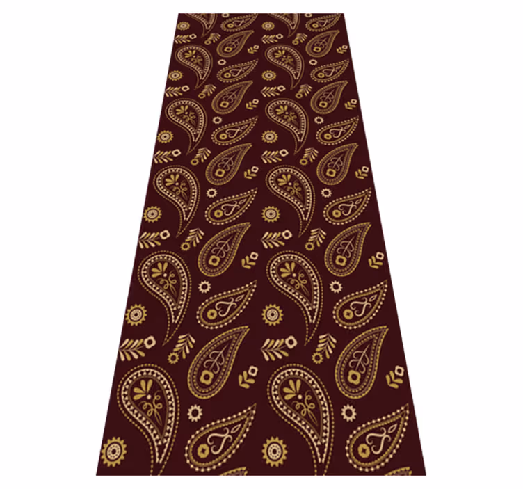 Tapis vinyle vintage motif indien classique - TenStickers