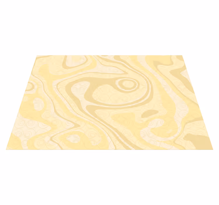 Tapis vinyle vintage cercles pop des années 70 - TenStickers