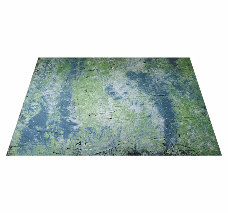 Tapis vinyle vintage nuances de bleu vintage - TenStickers