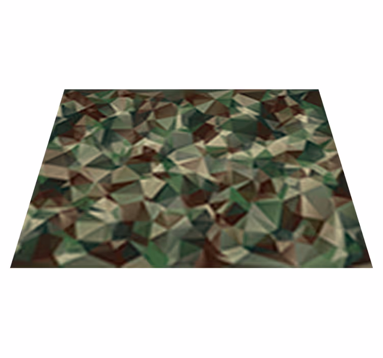 Tapis vinyle texture camouflage design - TenStickers