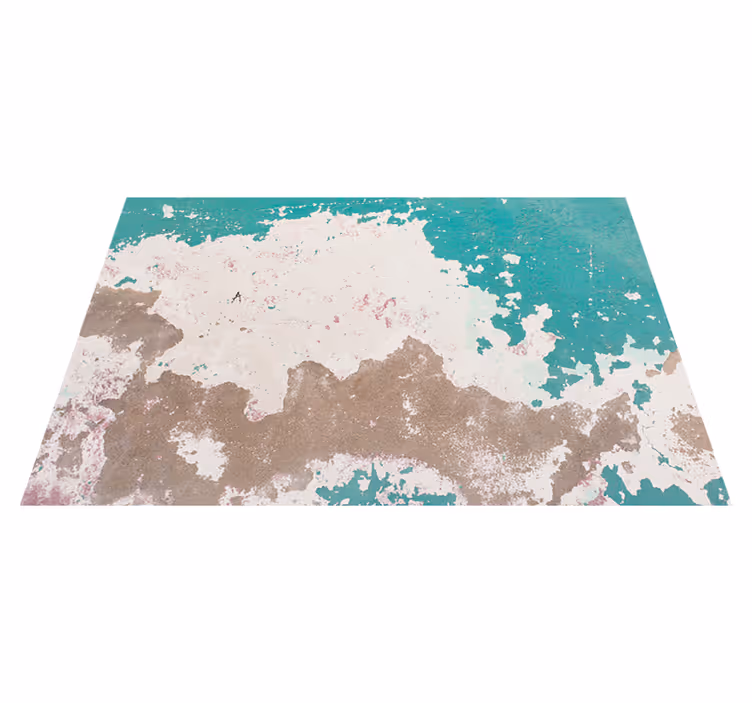 Tapis vinyle texture mur grunge écaillé - TenStickers