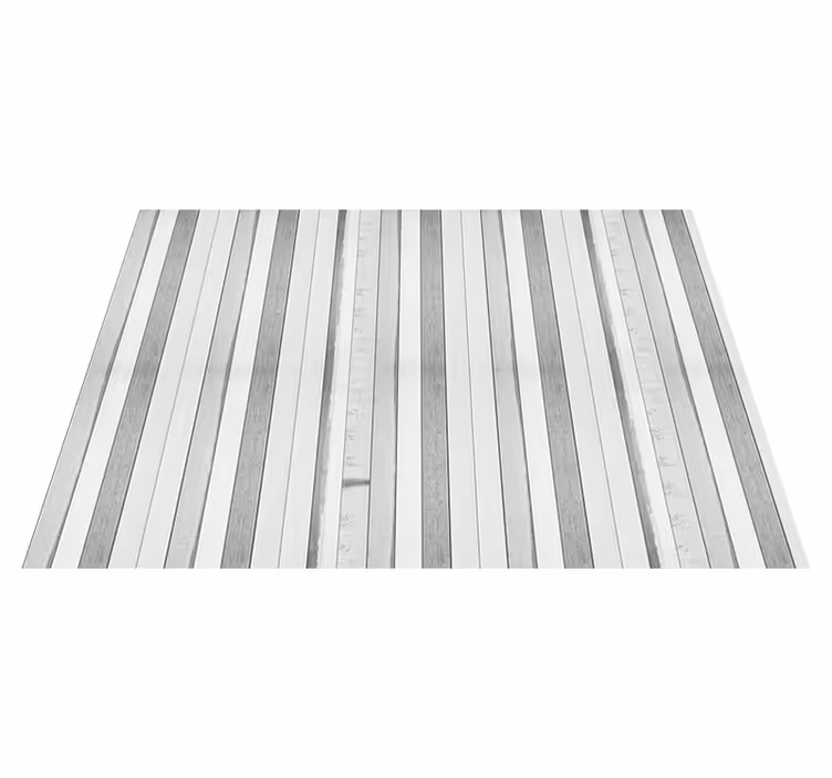 Tapis vinyle texture lattes blanches vieillies - TenStickers
