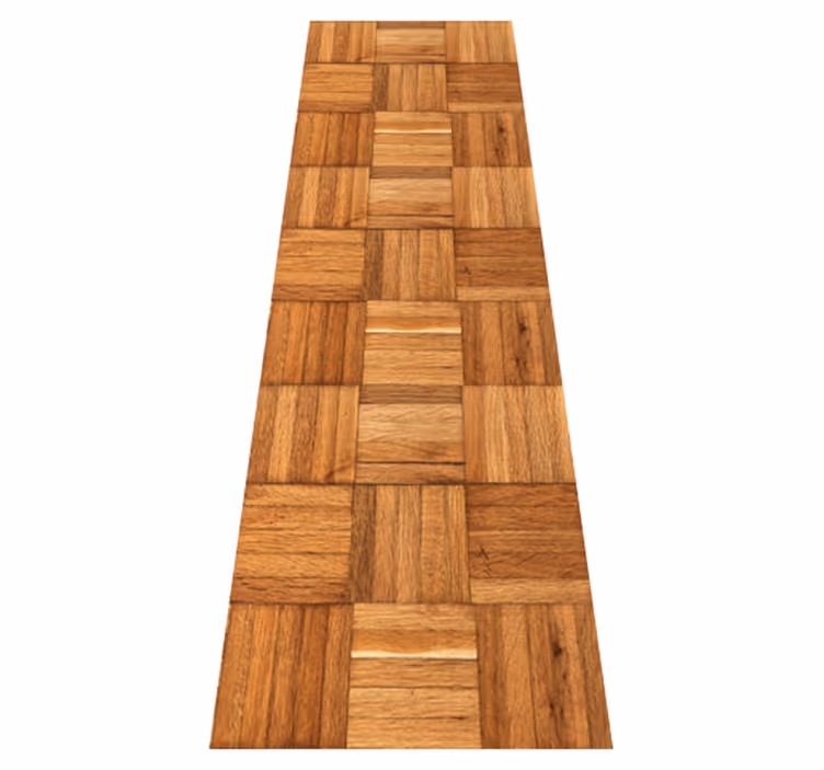 Tapis vinyle texture motif bois brun sans joint - TenStickers