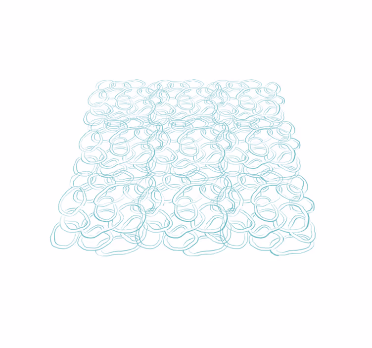 Tapis vinyle géométrique circulaire abstrait moderne - TenStickers