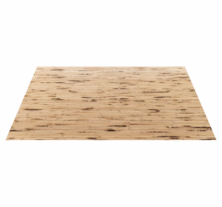Tapis vinyle entrée bâtons en bois marron clair - TenStickers