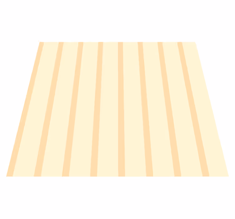 Tapis vinyle couloir rayures verticales beiges fines - TenStickers