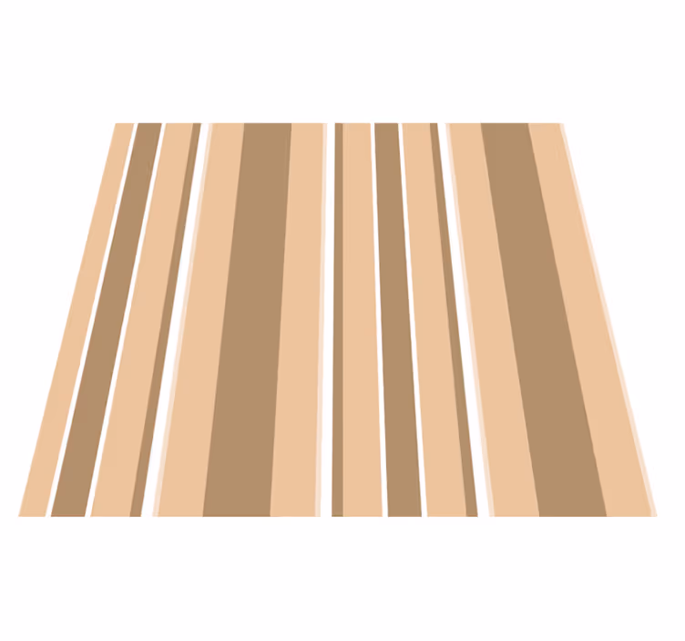 Tapis vinyle beige palette de couleurs tropicales - TenStickers
