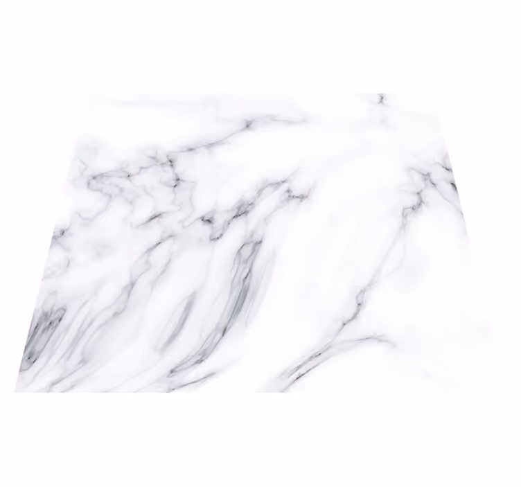 Tapis vinyle blanc aux tourbillons marbrés élégants - TenStickers