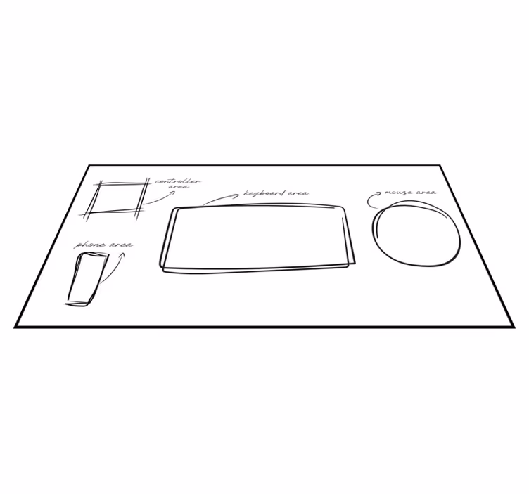 Tapis vinyle blanc pour espace de jeu - TenStickers