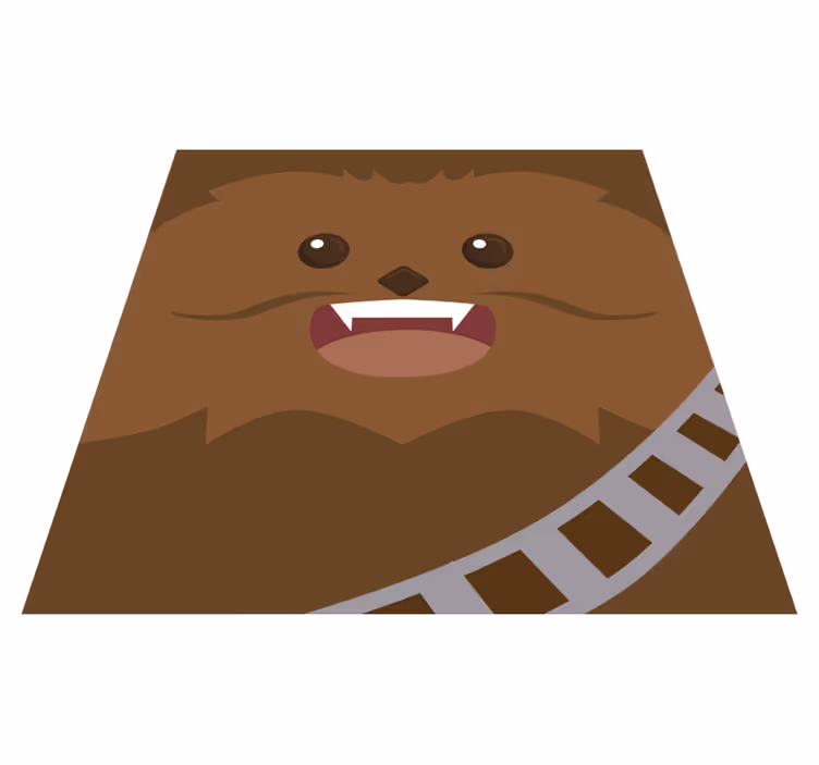 Tapis vinyle marron doux et confortable - TenStickers