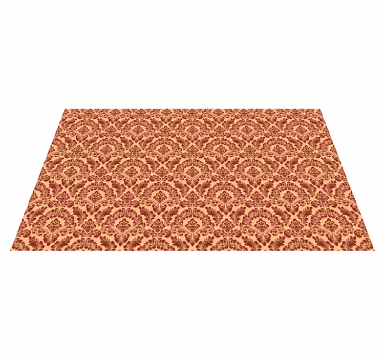 Tapis vinyle orange en velours - TenStickers