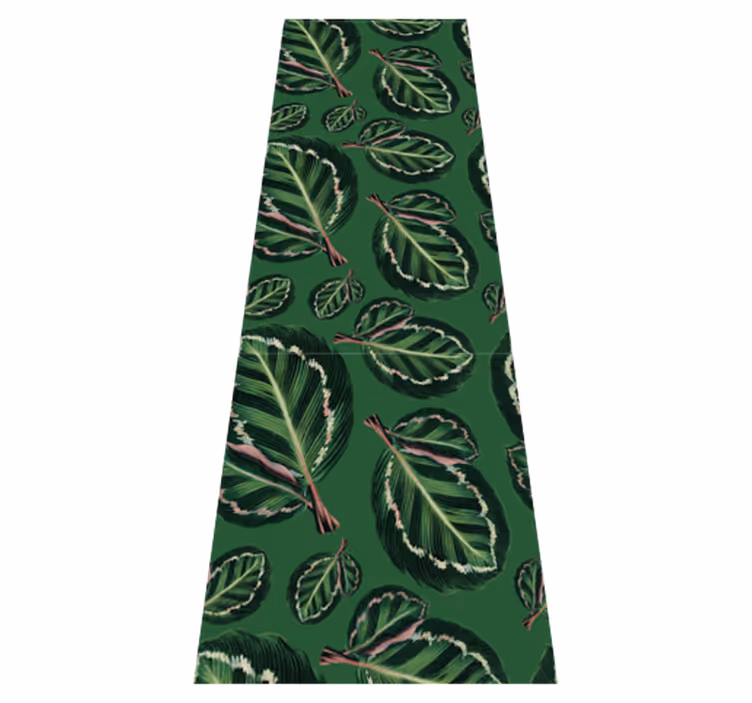 Tapis vinyle vert maranta verte - TenStickers