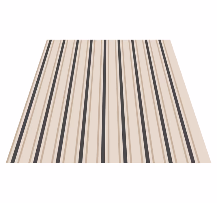 Tapis vinyle extérieur couleurs noir et beige - TenStickers