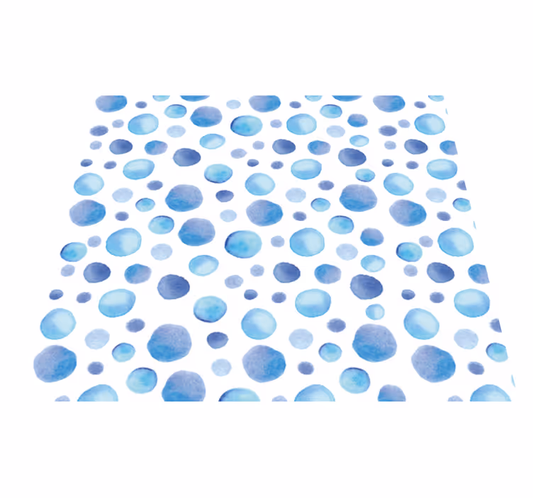 Tapis vinyle extérieur bulles colorées - TenStickers