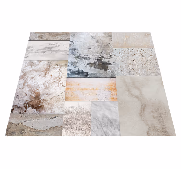 Tapis vinyle extérieur surface texturée contemporaine - TenStickers