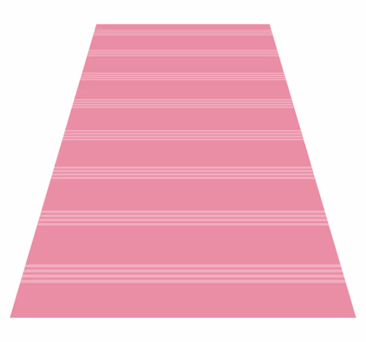 Tapis vinyle rose à rayures roses foncées claires - TenStickers