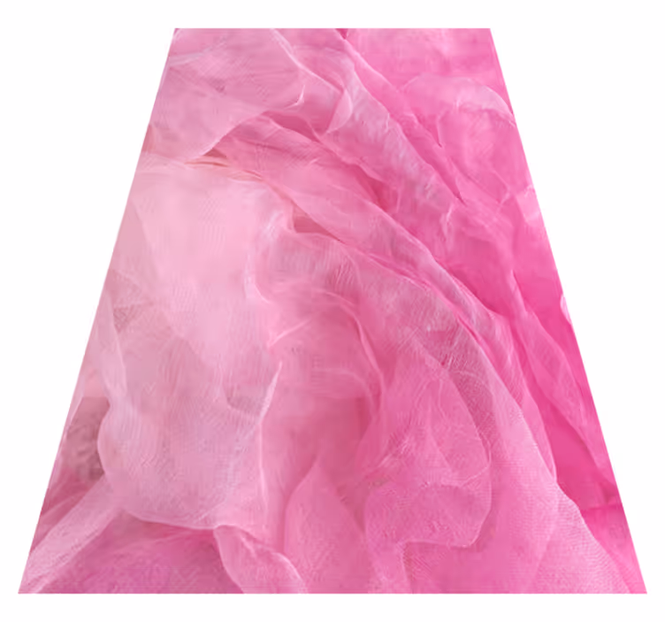Tapis vinyle rose texture tissu rose - TenStickers