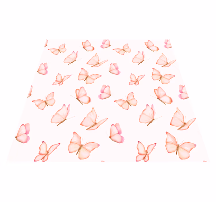 Tapis vinyle rose motif rose - TenStickers