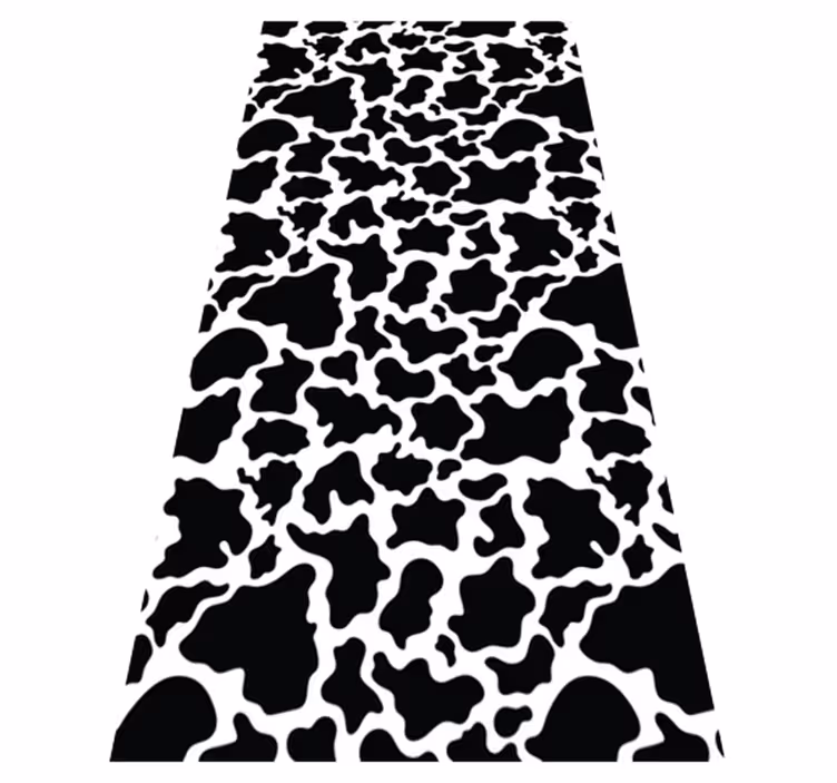 Tapis vinyle animal imprimé vache - TenStickers