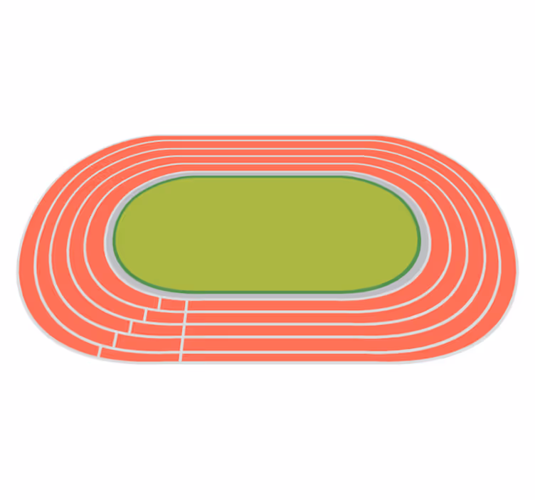 Tapis vinyle pour jeunes athlétisme adolescent - TenStickers