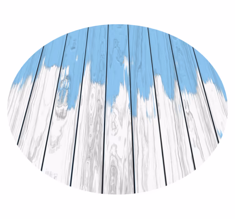 Tapis vinyle imitation parquet bois vieilli - TenStickers