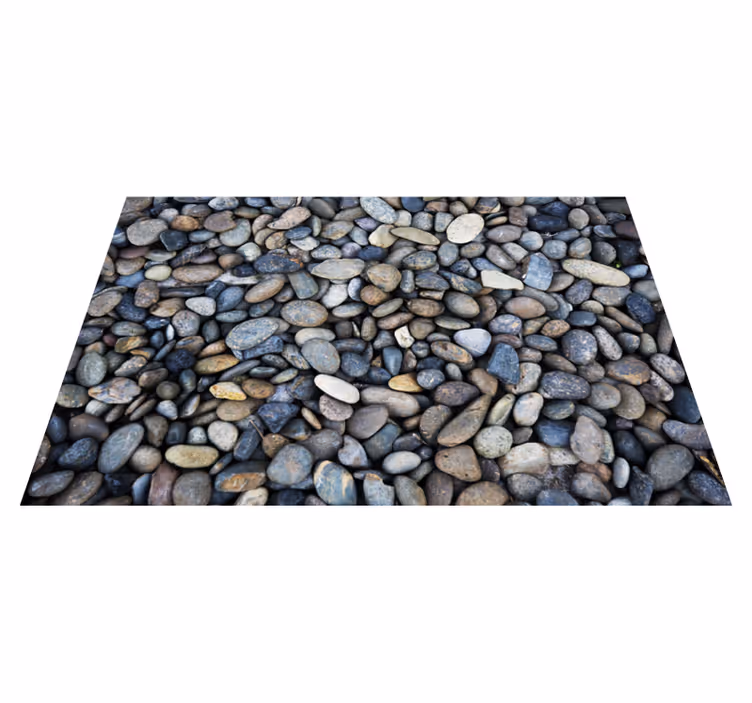 Tapis en vinyle pierres rondes incroyables - TenStickers