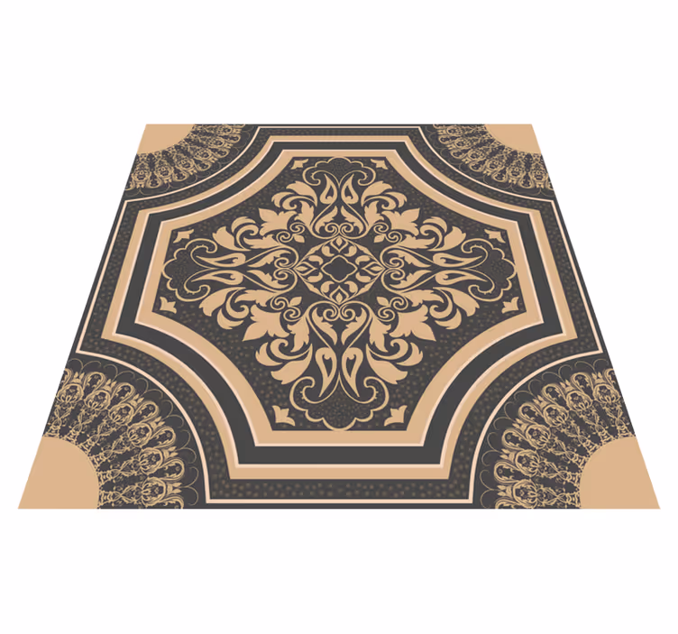 Tapis mosaique vinyle mosaïque ornementale - TenStickers