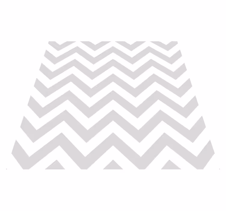 Tapis vinyle géométrique zigzags à chevrons - TenStickers