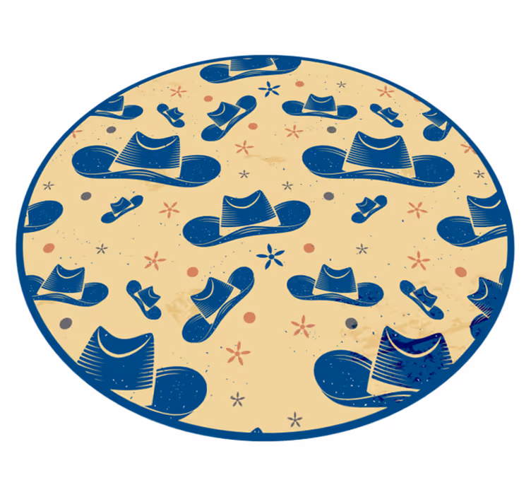 Tapis vinyle chambre bébé aire de jeux circulaire - TenStickers