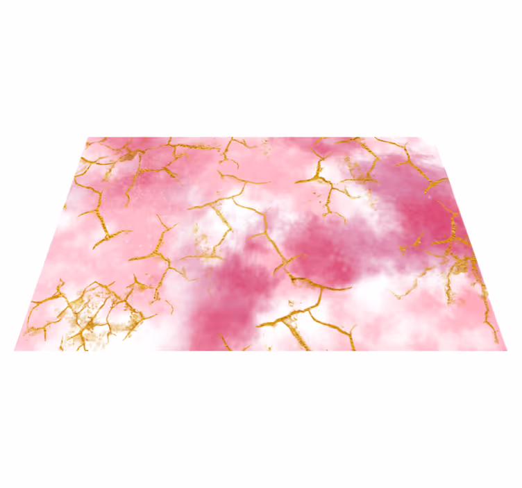 Tapis vinyle marbre élégance rose marbré - TenStickers