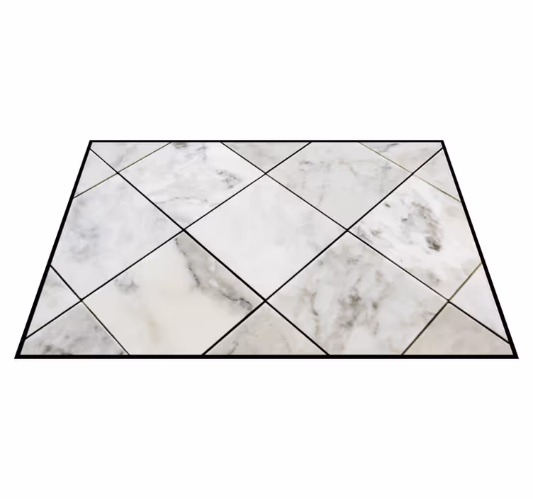 Tapis vinyle marbre effet de marbre - TenStickers