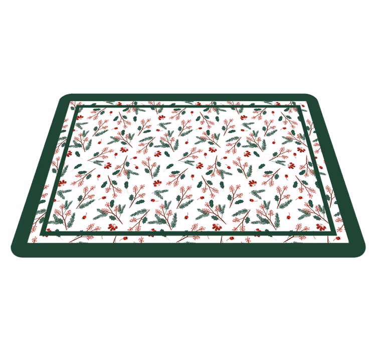 Tapis vinyle fleurs et plantes jardin botanique - TenStickers