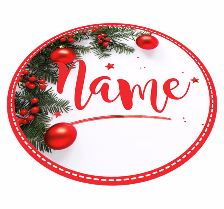 Tapis vinyle personnalisé fête personnalisable - TenStickers