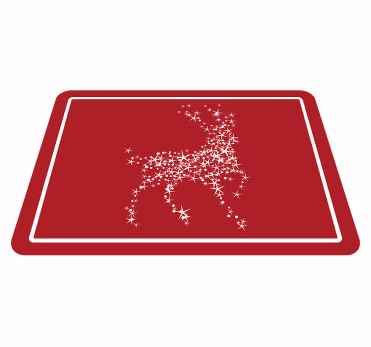 Tapis vinyle noël constellation du renne - TenStickers