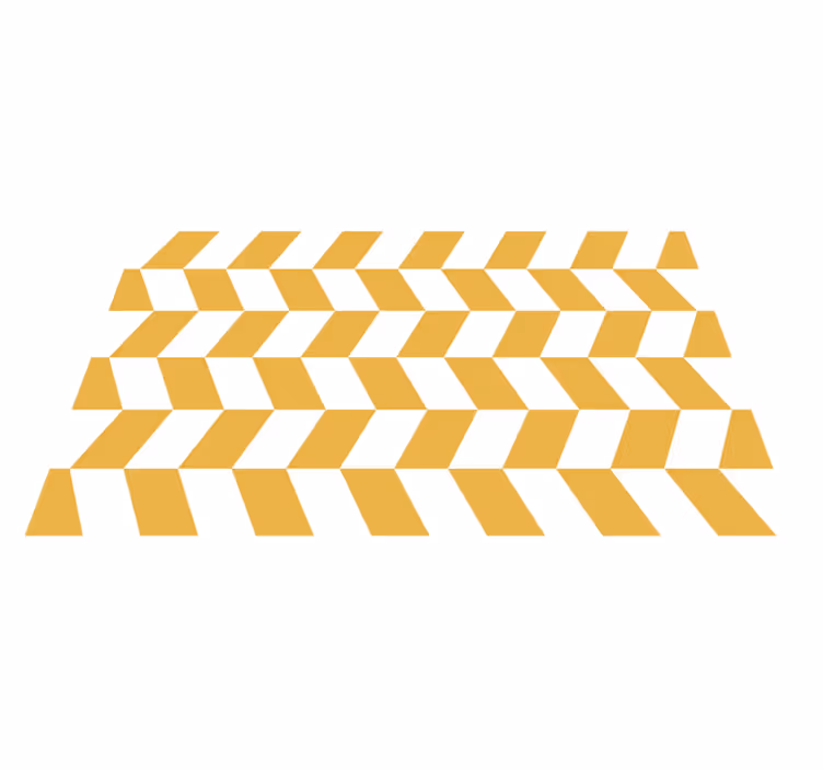 Tapis vinyle rayures chevrons géométriques - TenStickers