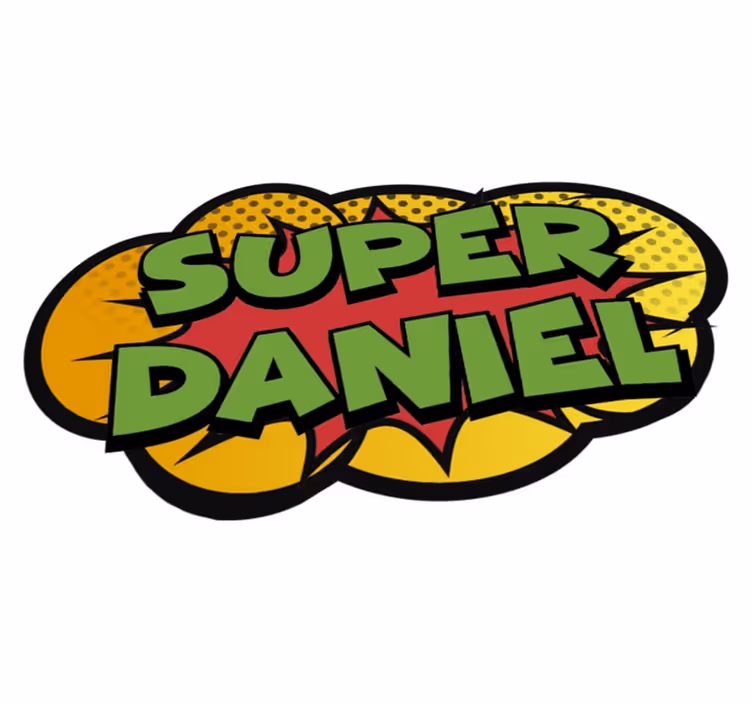 Tapis vinyle personnalisé super-héros personnalisable - TenStickers