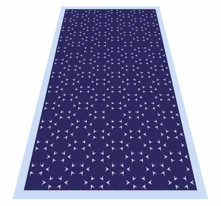 Tapis vinyle rayures motif de bandes maritimes - TenStickers
